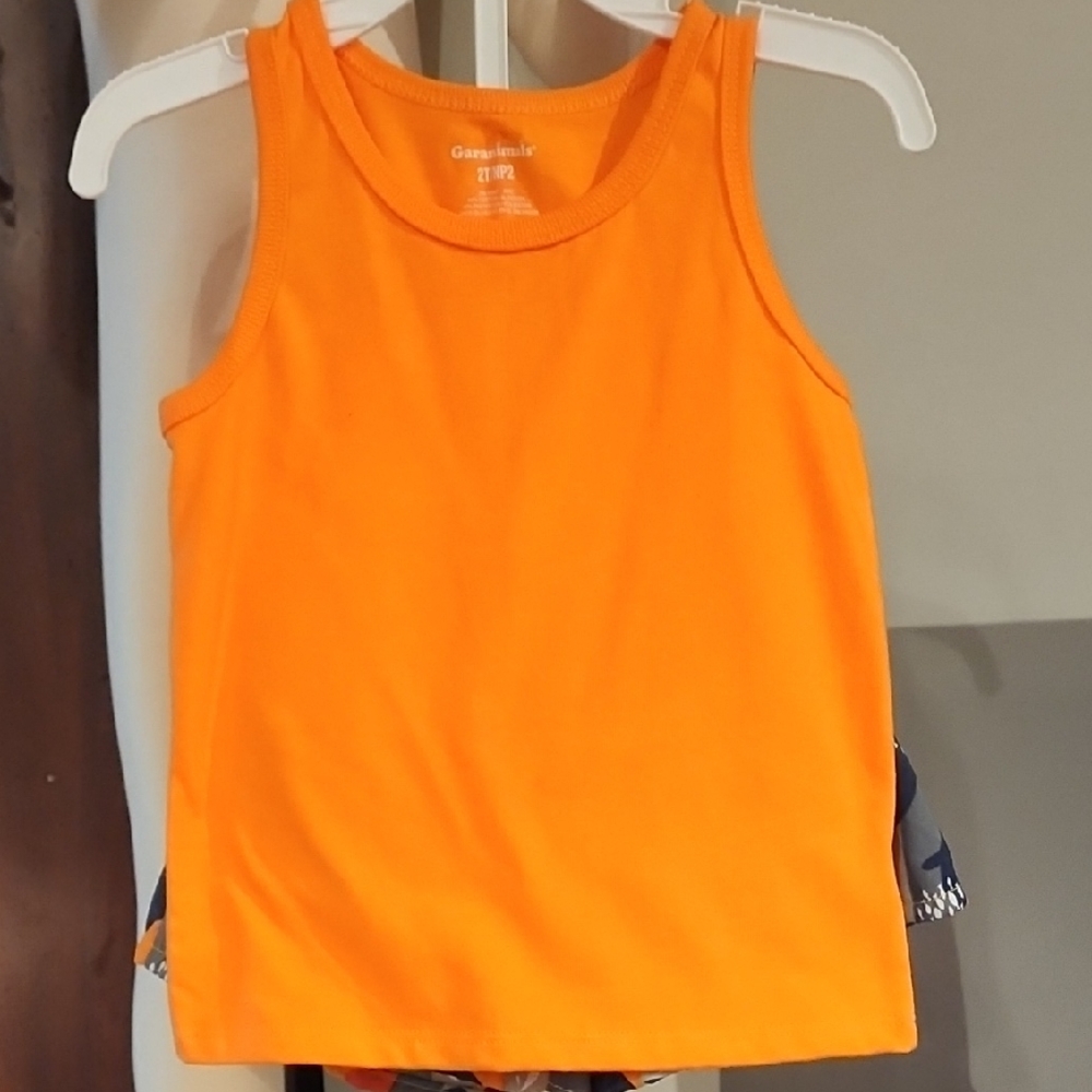 Garanimals Orange Athletic Tank Top Vibrant Sleeveless Design CLEARANCE
